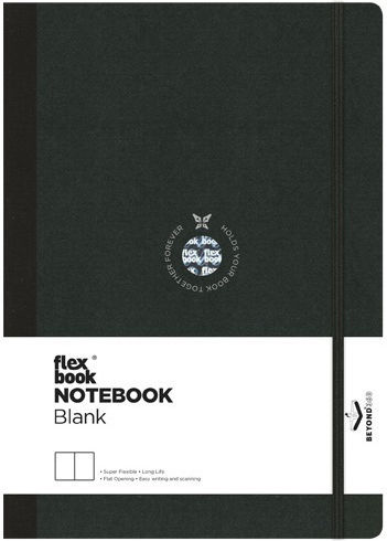 The Writing Fields Notebook with Blank Pages White