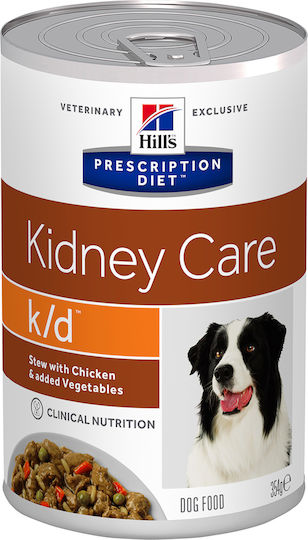 Hill's Prescription Diet Kidney Care Υγρή Τροφή Σκύλων σε Κονσέρβα Διαίτης με Κοτόπουλο 354gr