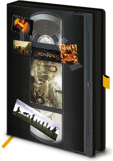 Pyramid International The Lord Of The Rings VHS Notizbuch A5 Geregelt
