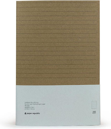 Paper Republic Комплект от петролносин дневник от естествена кожа Paper Republic Writers Essentials XL 9120055461166