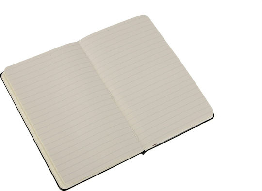 Moleskine Notebook Pocket Σημειωματάριο Bullet 96 Φύλλων Ριγέ με Σκληρό Εξώφυλλο και Λάστιχο Μαύρο