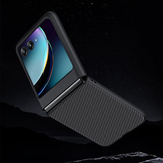 Carbon Fiber Back Cover Πλαστικό Μαύρο (Razr 40 Ultra)
