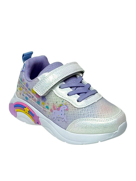 Παιδικά Sneakers Ασημί