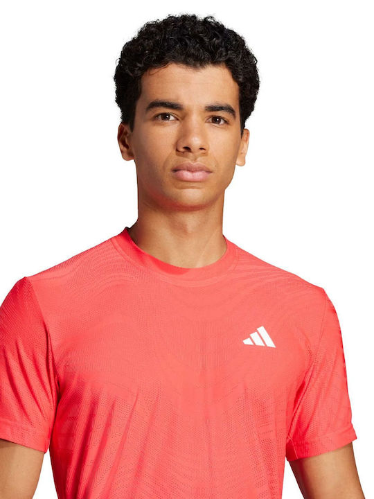 adidas Freelift JE3508 Ανδρική Μπλούζα Κόκκινη