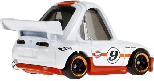 Hot Wheels Tooned Gulf '94 Toyota Supra White Car For 3+ Years Old
