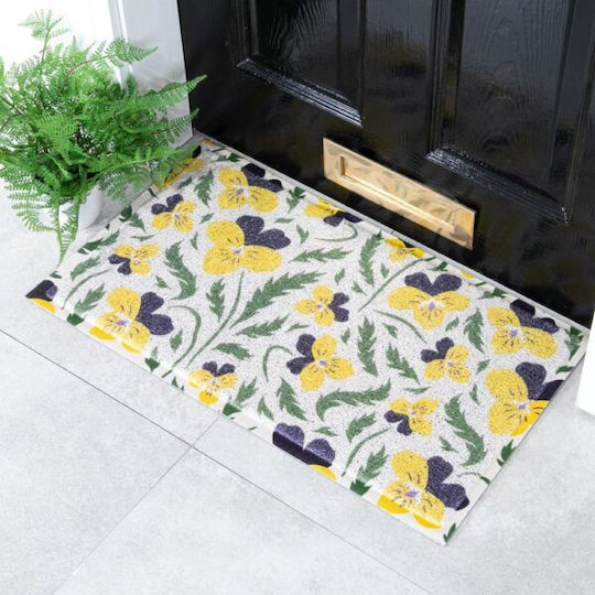 Artsy Mats Χαλάκι Εισόδου Yellow Pansy 70x40cm