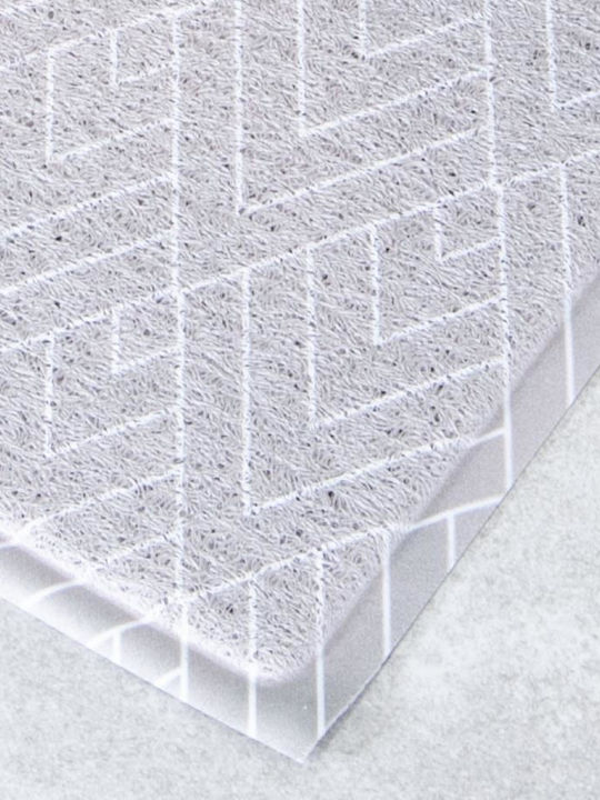 Artsy Mats Eingangsmatte Grau Geometrisches Muster 70x40cm