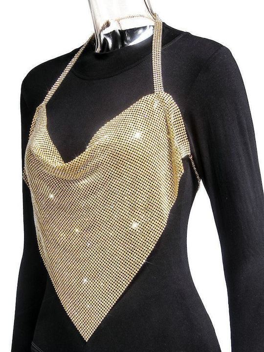 Women's Crop Top Gold