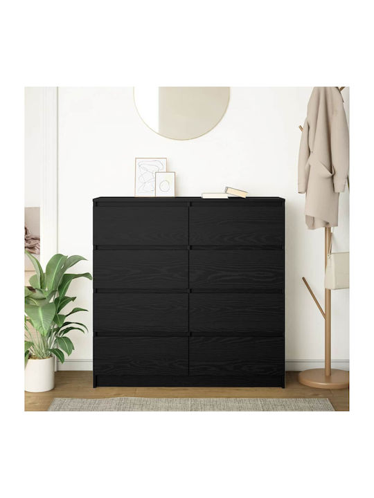 Sertar de Birou Negru 100x35x99cm