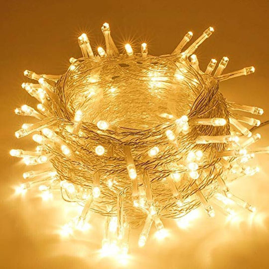 1200 Lichterketten LED 50m. Warmes Weiß Typ Regen 1Stück