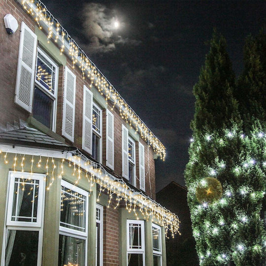 1200 Lichterketten LED 50m. Warmes Weiß Typ Regen 1Stück