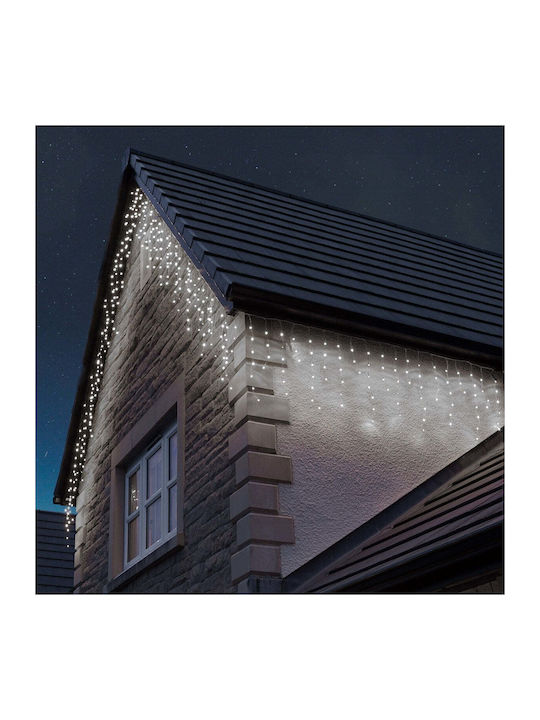 1200 Lights LED 50m. Cold White type Rain 1pcs