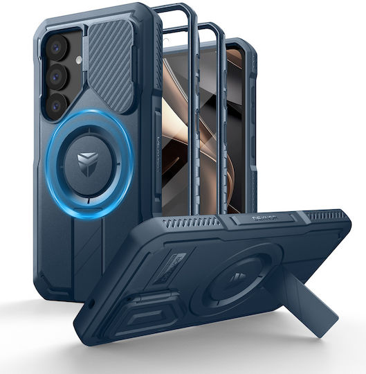 Dexnor Umschlag Rückseite Blau (Galaxy S25)