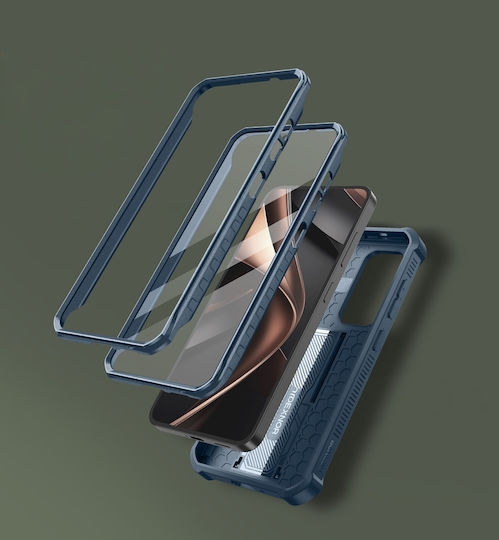 Dexnor 360 Full Cover Albastru marin (Galaxy S25)