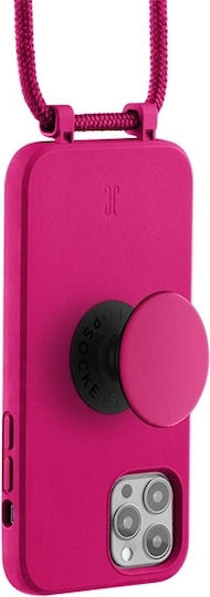 Just Elegance Back Cover Silicone / Plastic Pink (iPhone 12 / 12 Pro)