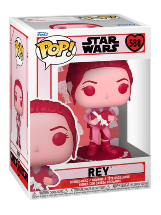 Funko Pop! Movies: Star Wars - Valentines S3 Rey 588 Bobble-Head