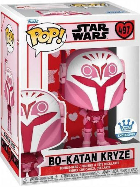 Funko Поп! Disney: Star Wars - Bo-Katan Kryze Валентинки S4 (Свети Валентин) 497 Люлееща се глава Специално издание