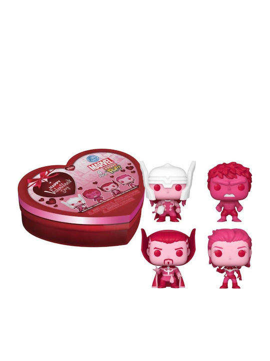 Funko Pocket Pop! Marvel: Marvel - Valentines Pocket Exclusive 4τμχ