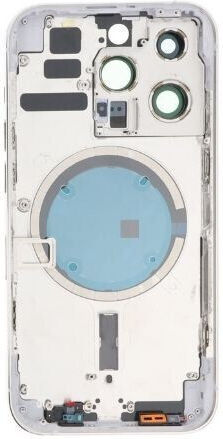 Apple Iphone 14 Pro Middle Frame Back Cover Silver