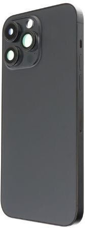 Apple iPhone 14 Pro Max Mittelrahmen Rückabdeckung Schwarz