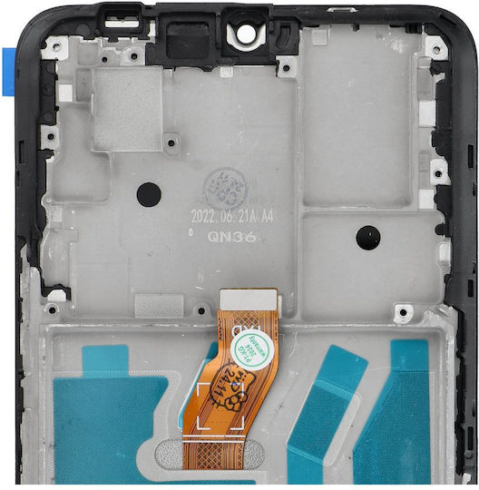 Screen Lcd Display with Touch Mechanism and Frame for Honor X7 (Black)