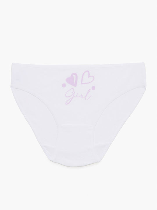 Pretty Baby Set chiloței pentru copii White-Pink 6buc