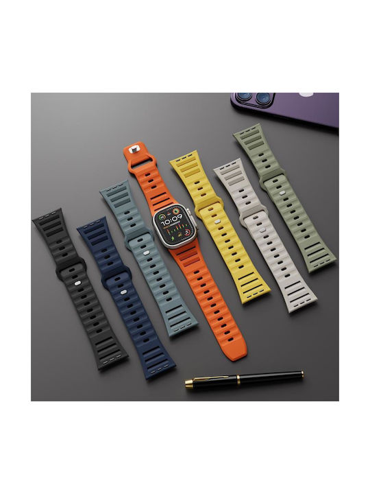 Strap Silicone Yellow (Apple Watch 44/45/46mm/Ultra 49mm)