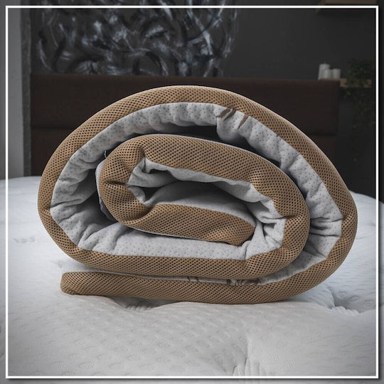 Double Mattress Topper Bamboo 160x200x4 2etopbamboo4-160200