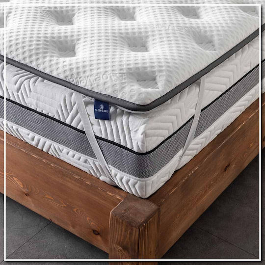 Semi-Double Mattress Topper "Aloe Vera Hard Comfort" 120x200x7 2etopaloeh7-120200