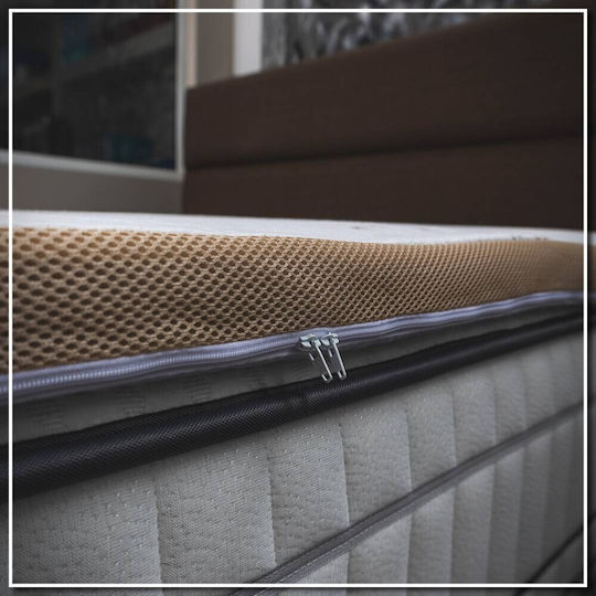 Double Mattress Topper Bamboo 150x200x4 2etopbamboo4-150200