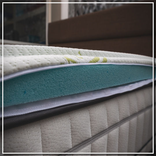 Mattress Topper Single "Aloe Vera" 90x190x4 2etopaloe4-90190