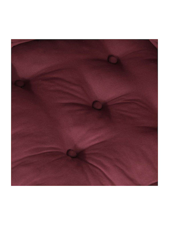 Vidaxl Modular Pouffe Maroon 70x70x54 Ύφασμα Κόκκινο
