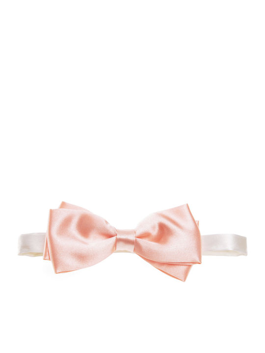 Victoria Kids' Bow Tie Solid Double Satin Beige