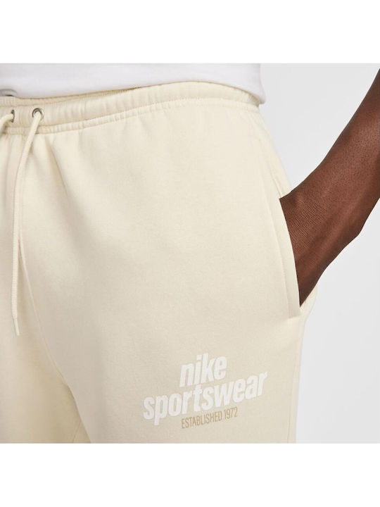 Pantaloni de trening cu Elastic Bej