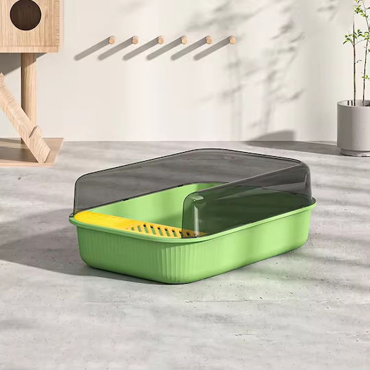 Toaletă Pentru Pisici Cu Filtru Verde L50.5 x l34.5 x H18.5cm
