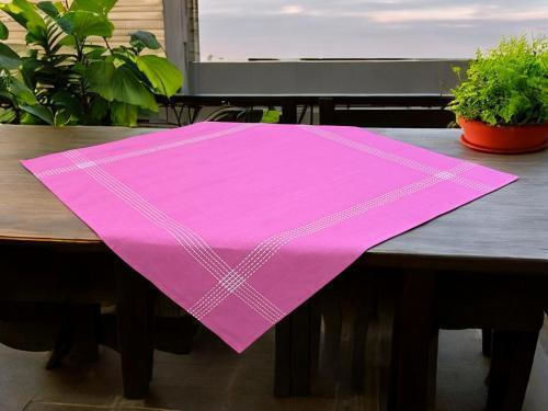 Leinen Quadrat 85x85 Fuchsia Yl15577 Lineahome Lh2065115-1