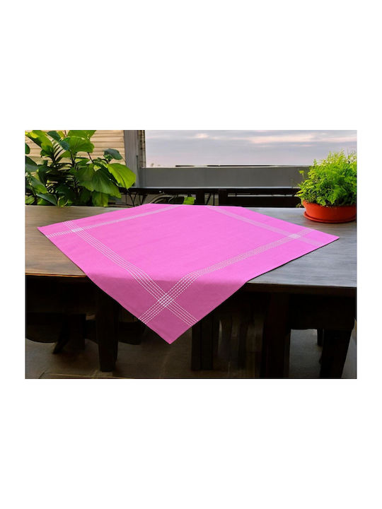 Leinen Quadrat 85x85 Fuchsia Yl15577 Lineahome