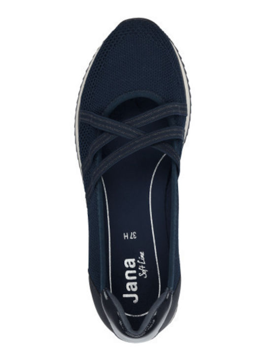 Anatomische Damenplattformen Blau