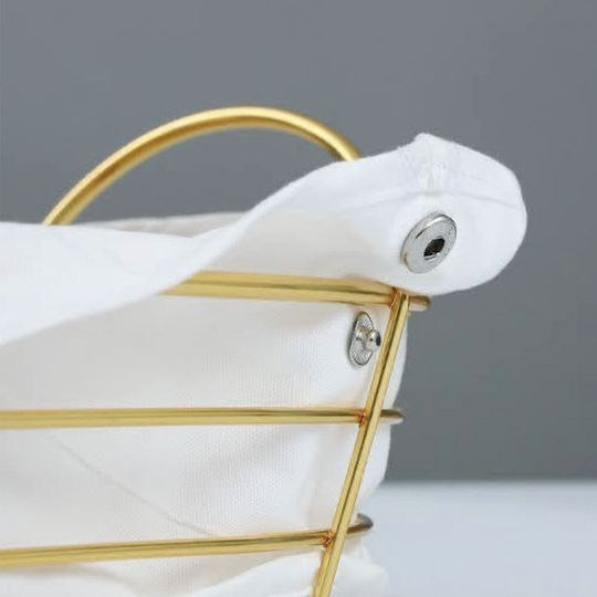 Bread Basket Metallic Gold 26x19cm