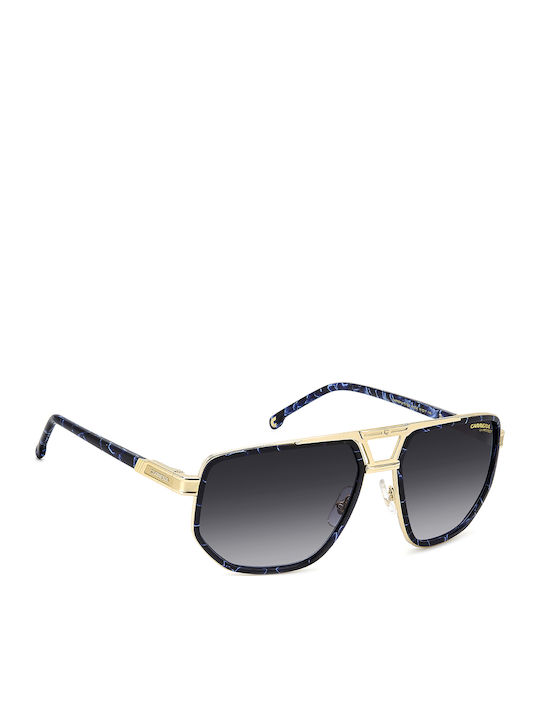 Carrera Unisex Sunglasses with Blue Frame and Grey Gradient Lens 1072/S KY2/9O