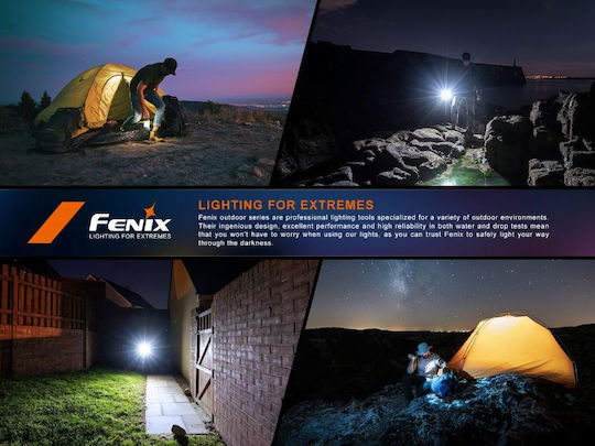 Fenix CL22R Акумулаторна Лампа За Лице За Къмпинг С Фенерче 500 Лумени Черен