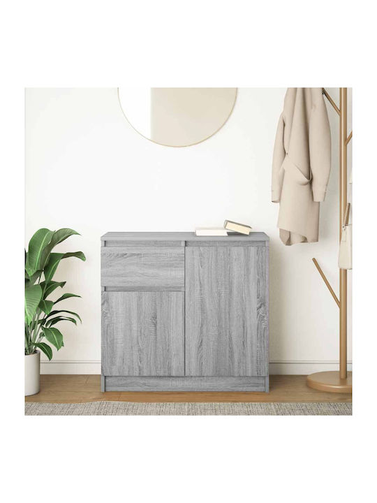 Συρταριέρα Γραφείου Ξύλινη Γκρι Sonoma 71x35x65cm