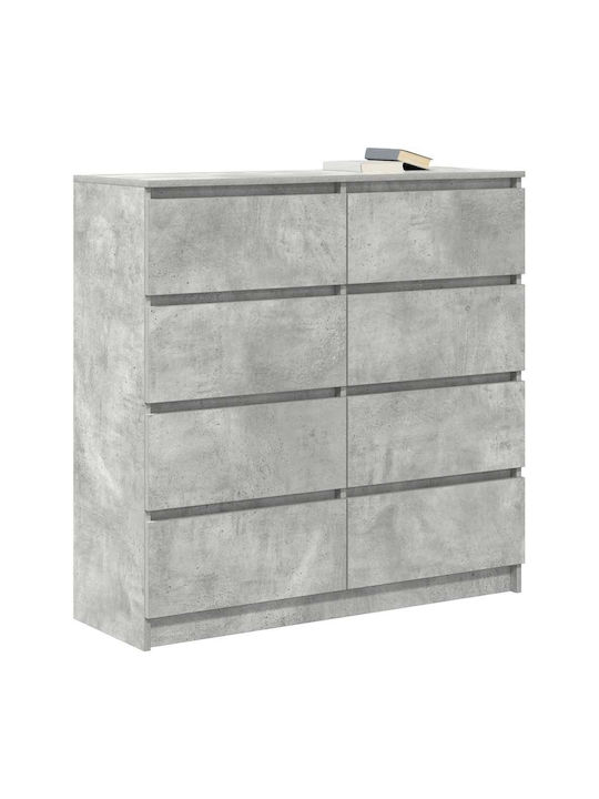 Ντουλάπι Γραφείου Ξύλινο Γκρι 100x35x99cm