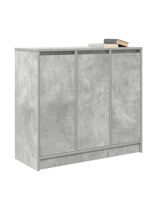 Ντουλάπι Γραφείου Ξύλινο Γκρι 85x34x76cm