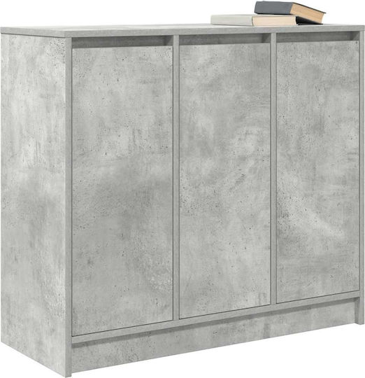 Cabinet De Birou Din Lemn Gri 85x34x76cm