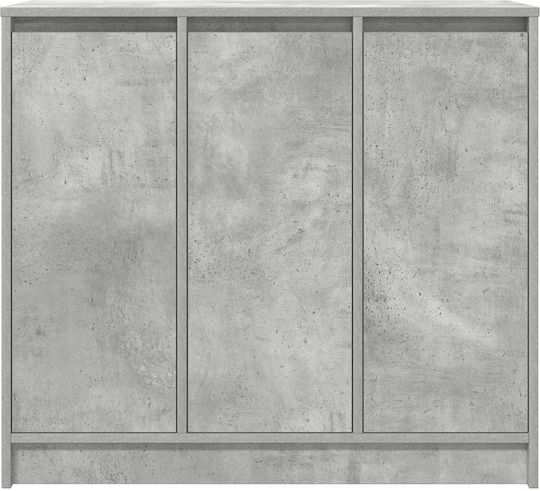Cabinet De Birou Din Lemn Gri 85x34x76cm