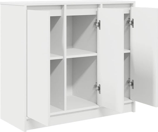 vidaXL Office Storage Cabinet Wooden White 85x34x76cm