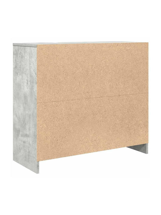 Ντουλάπι Γραφείου Ξύλινο Γκρι 85x34x76cm