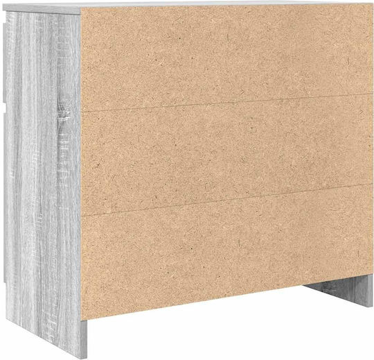 Συρταριέρα Γραφείου από MDF Γκρι Sonoma 71x35x65cm