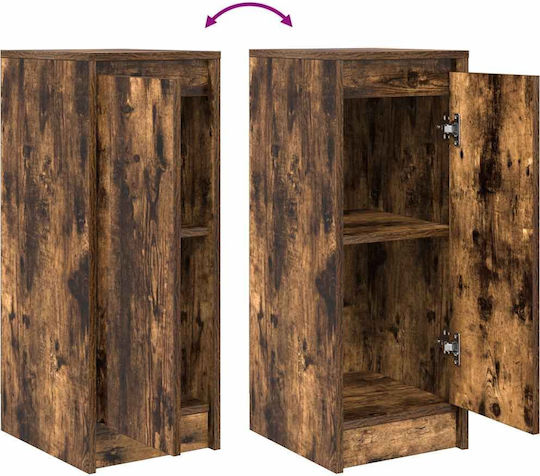 Дървен Офисен Шкаф Кафяв 29.5x34x76см